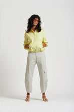 Load image into Gallery viewer, Le Anorak washed cotton shirt - Citron