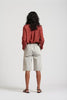 Le Weekend Cotton Nylon Short - Icy Grey
