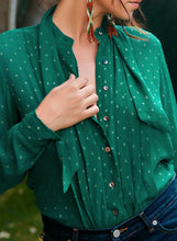 Load image into Gallery viewer, Yves Blouse - Emerald