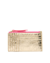 Load image into Gallery viewer, Compact Wallet - Gold Crinkle