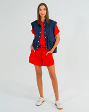 Load image into Gallery viewer, Adeline Knit Tee - Poppy