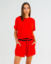 Load image into Gallery viewer, Adeline Knit Tee - Poppy