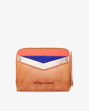 Load image into Gallery viewer, Alexis Zip purse - Vintage Tan Multi