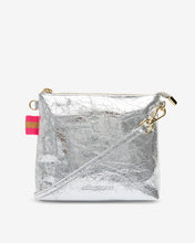 Load image into Gallery viewer, Alexis Crossbody - Silver Crinkle