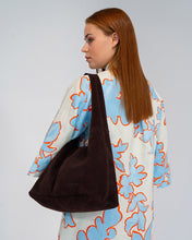 Load image into Gallery viewer, Alma Tote - Chocolate Suede