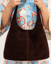 Load image into Gallery viewer, Alma Tote - Chocolate Suede