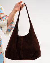 Load image into Gallery viewer, Alma Tote - Chocolate Suede