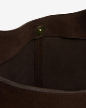 Load image into Gallery viewer, Alma Tote - Chocolate Suede