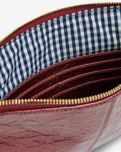 Load image into Gallery viewer, Bowery Wallet - Plum Crinkle