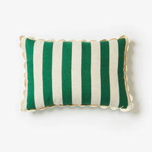 Load image into Gallery viewer, Bold Stripe Verde  60x40cm Cushion