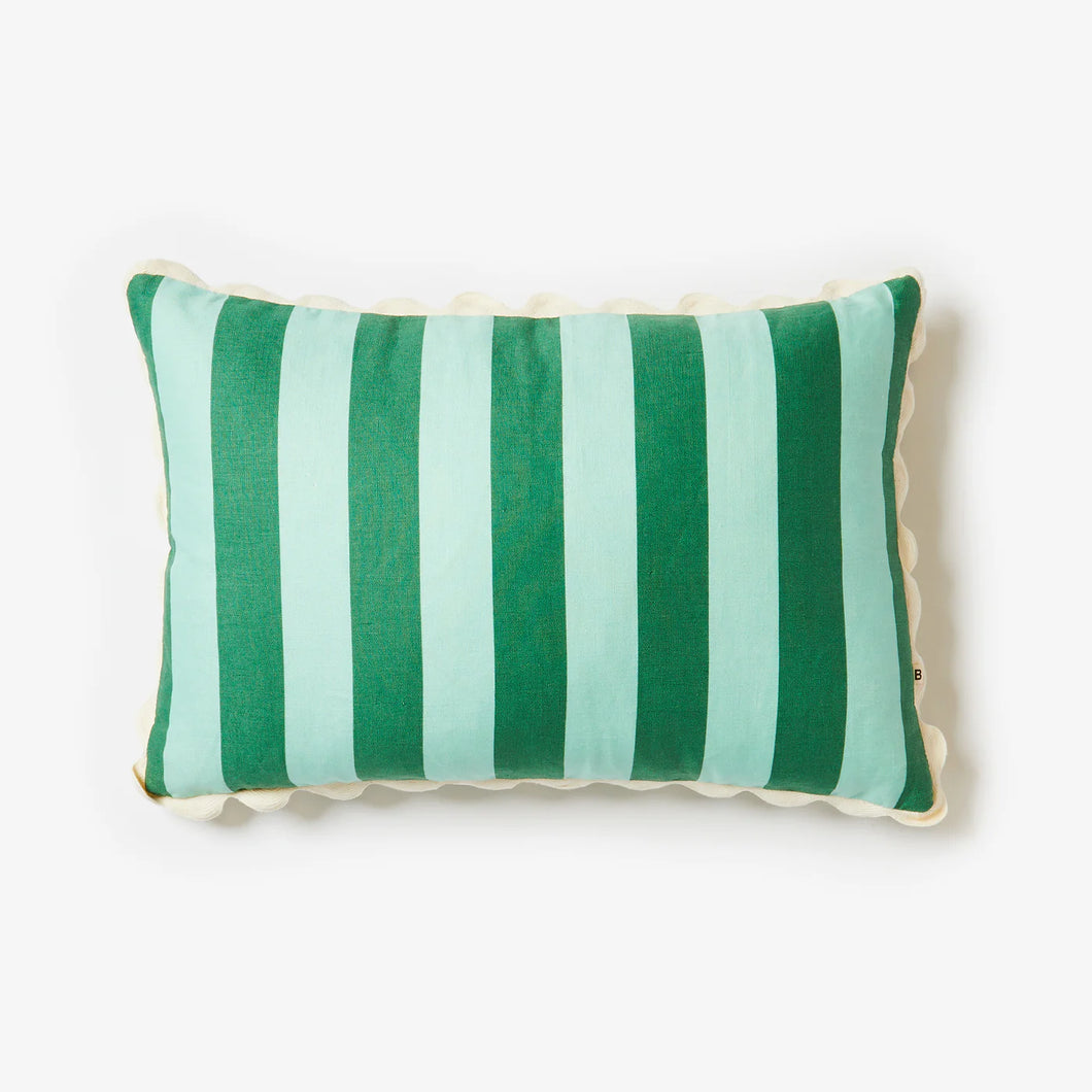 Bold Stripe Verde  60x40cm Cushion