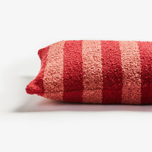 Load image into Gallery viewer, Cushion Boucle Stripe Burgundy  60x40cm PICK UP ONLY