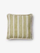Load image into Gallery viewer, Mini Wave Olive Linen 50cm Cushion - *** Pick up in Store Only