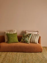 Load image into Gallery viewer, Mini Wave Olive Linen 50cm Cushion - *** Pick up in Store Only