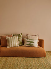 Load image into Gallery viewer, Mini Wave Olive Linen 50cm Cushion - *** Pick up in Store Only