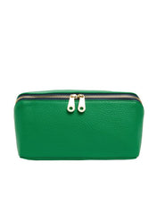 Load image into Gallery viewer, Washbag - Green PU