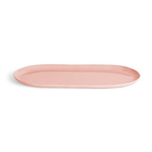 Cloud Oval Plate Large - Icy Pink