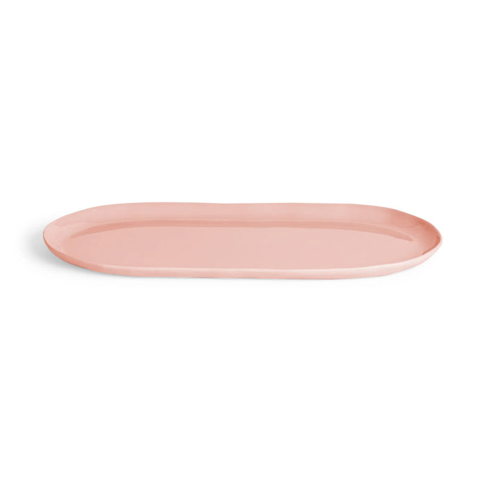 Cloud Oval Plate Large - Icy Pink