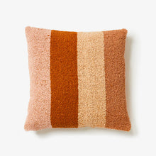 Load image into Gallery viewer, Boucle Wide Stripe Tan  60cm Cushion