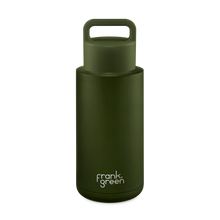 Load image into Gallery viewer, Ceramic Reusable Bottle with Grip Lid 34oz- Khaki