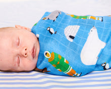 Load image into Gallery viewer, Swaddle Bamboo - Artic Circle