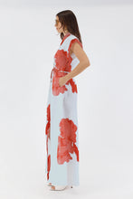 Load image into Gallery viewer, Leanne Maxi Shirt Dress - Red Floral Print