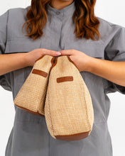 Load image into Gallery viewer, Linton Crossbody Large - Tan Weave