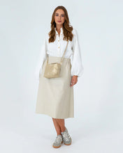 Load image into Gallery viewer, Linton Crossbody -Light Gold Crinkle