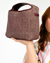 Load image into Gallery viewer, Linton Crossbody Large - Burgundy Weave