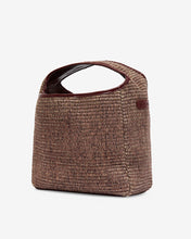 Load image into Gallery viewer, Linton Crossbody Large - Burgundy Weave