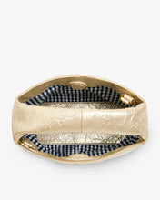 Load image into Gallery viewer, Linton Crossbody -Light Gold Crinkle