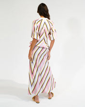 Load image into Gallery viewer, Austin Bias Skirt - Catalina Stripe
