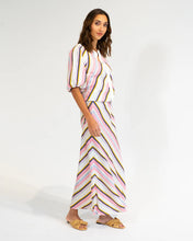 Load image into Gallery viewer, Austin Bias Skirt - Catalina Stripe
