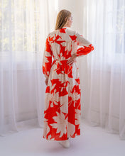 Load image into Gallery viewer, Natalia Maxi Dress - Tangerine Fern