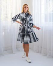Load image into Gallery viewer, Natalia Mini Dress - Stripe