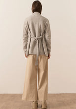 Load image into Gallery viewer, Carter Wrap Cardi Coat - Silver
