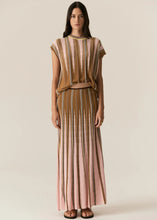 Load image into Gallery viewer, Tedd Knit Skirt - Ginger/Pink