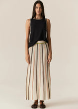 Load image into Gallery viewer, Tedd Knit Tank - Ink/Camel