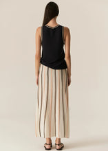 Load image into Gallery viewer, Tedd Knit Tank - Ink/Camel