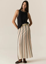 Load image into Gallery viewer, Tedd Knit Tank - Ink/Camel