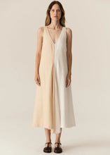 Load image into Gallery viewer, Saga Two Tone Dress - Butter/Ivory