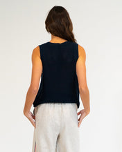 Load image into Gallery viewer, Palm Cove Knit Tank - Navy