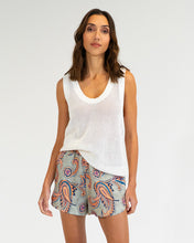 Load image into Gallery viewer, Palm Cove Knit Tank - White