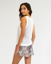 Load image into Gallery viewer, Palm Cove Knit Tank - White