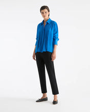 Load image into Gallery viewer, Straw Pleat Blouse - Topaz
