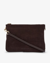 Load image into Gallery viewer, Samantha Crossbody - Chocolate Suede