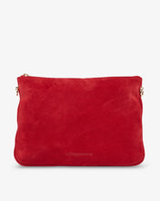 Load image into Gallery viewer, Samantha Crossbody - Red Suede