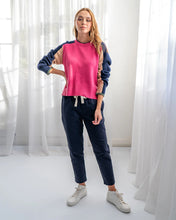 Load image into Gallery viewer, Sevilla Colourblock Knit - Pink Multi