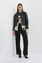 Load image into Gallery viewer, Valentine Silk Velvet Slouch Pant - Black