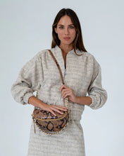 Load image into Gallery viewer, Zara Sling Bag -Caramel Python